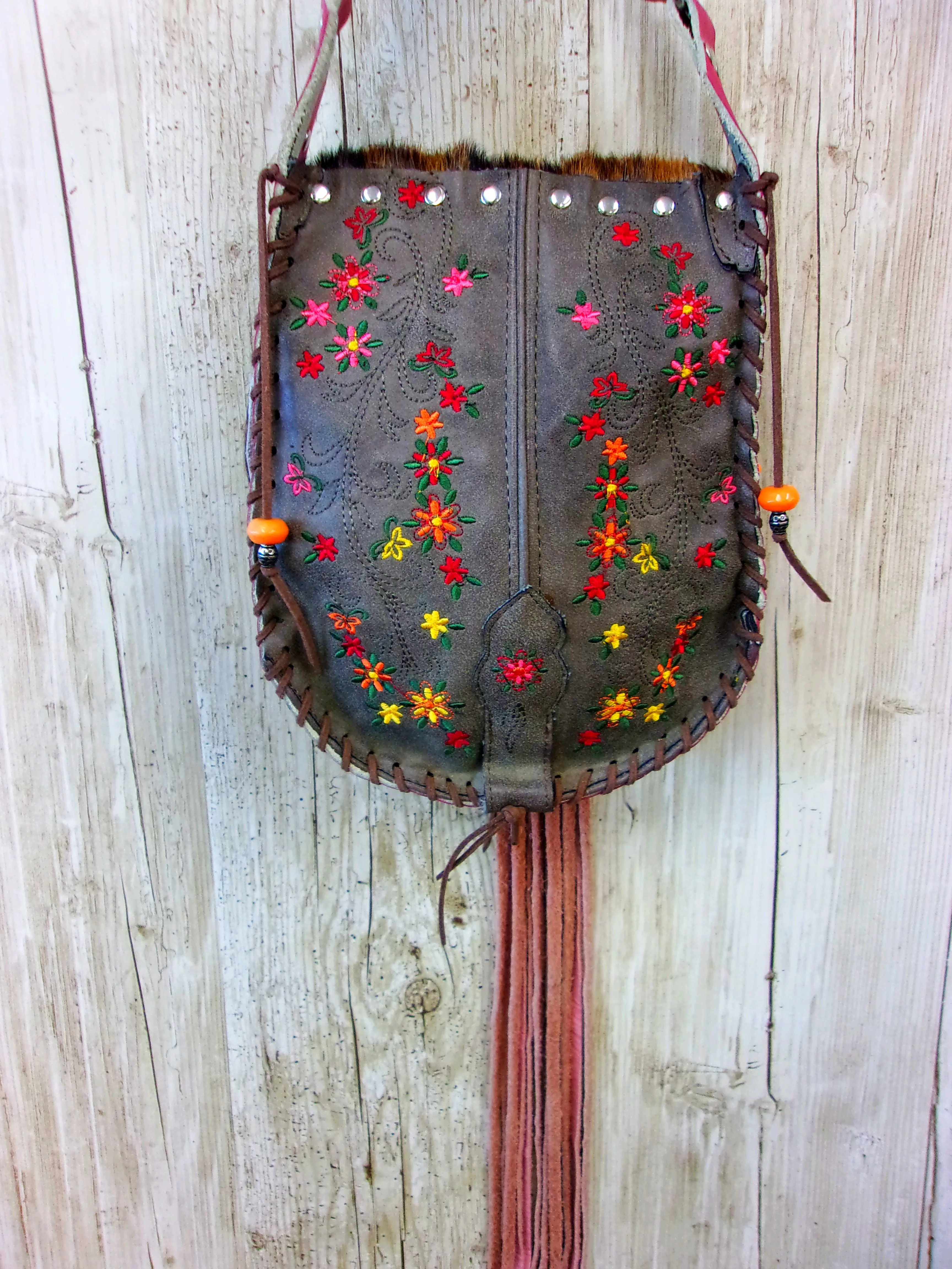 Hand-Painted Boho Bag P03
