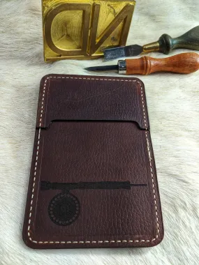 Handmade Genuine Leather Fly Rod Wallet for Men