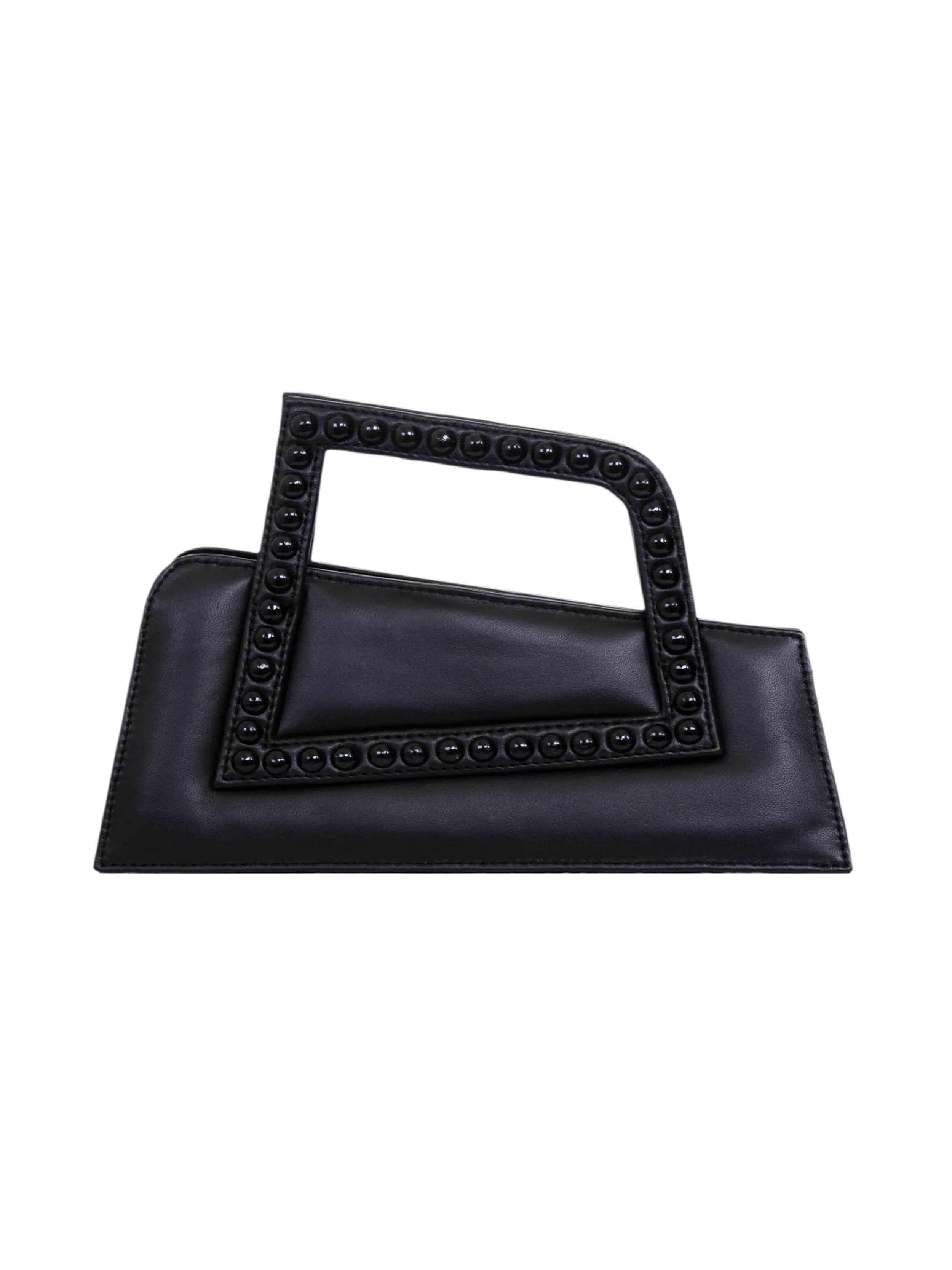 Jalila Purple Matte Leather Bag