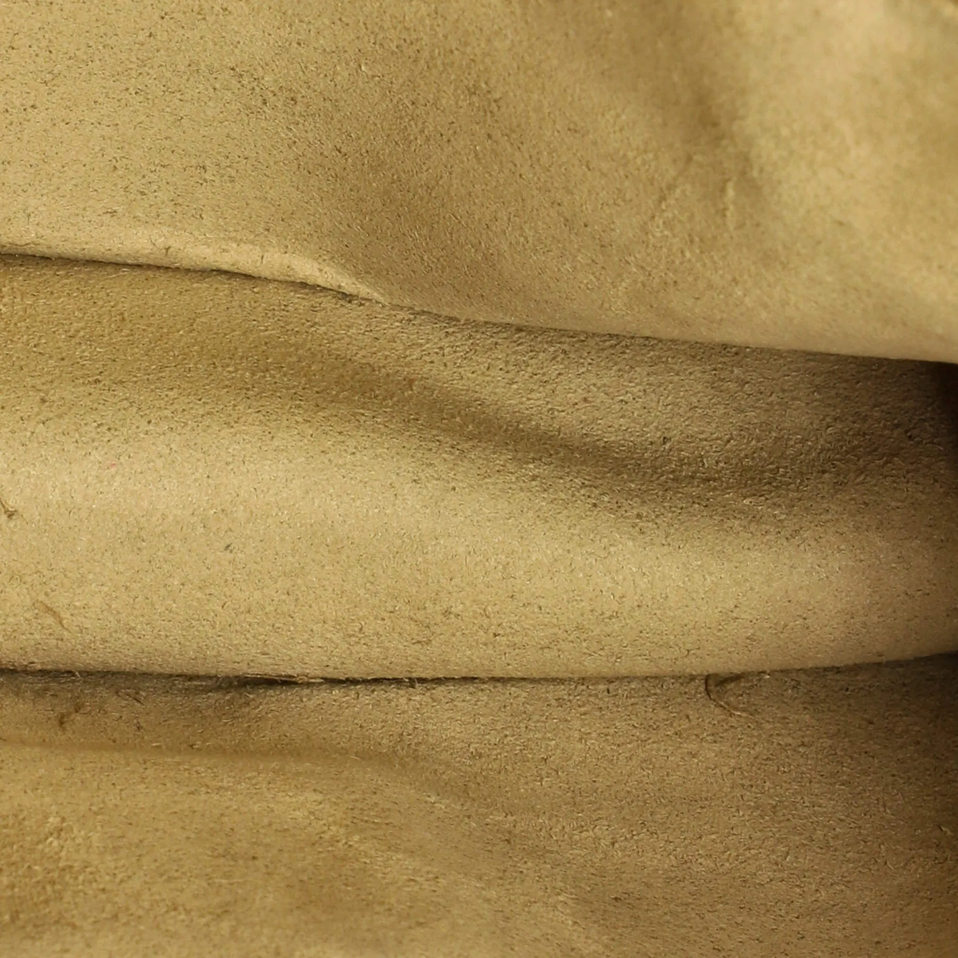 Kan U Shoulder Bag Zucca Embossed Leather Small