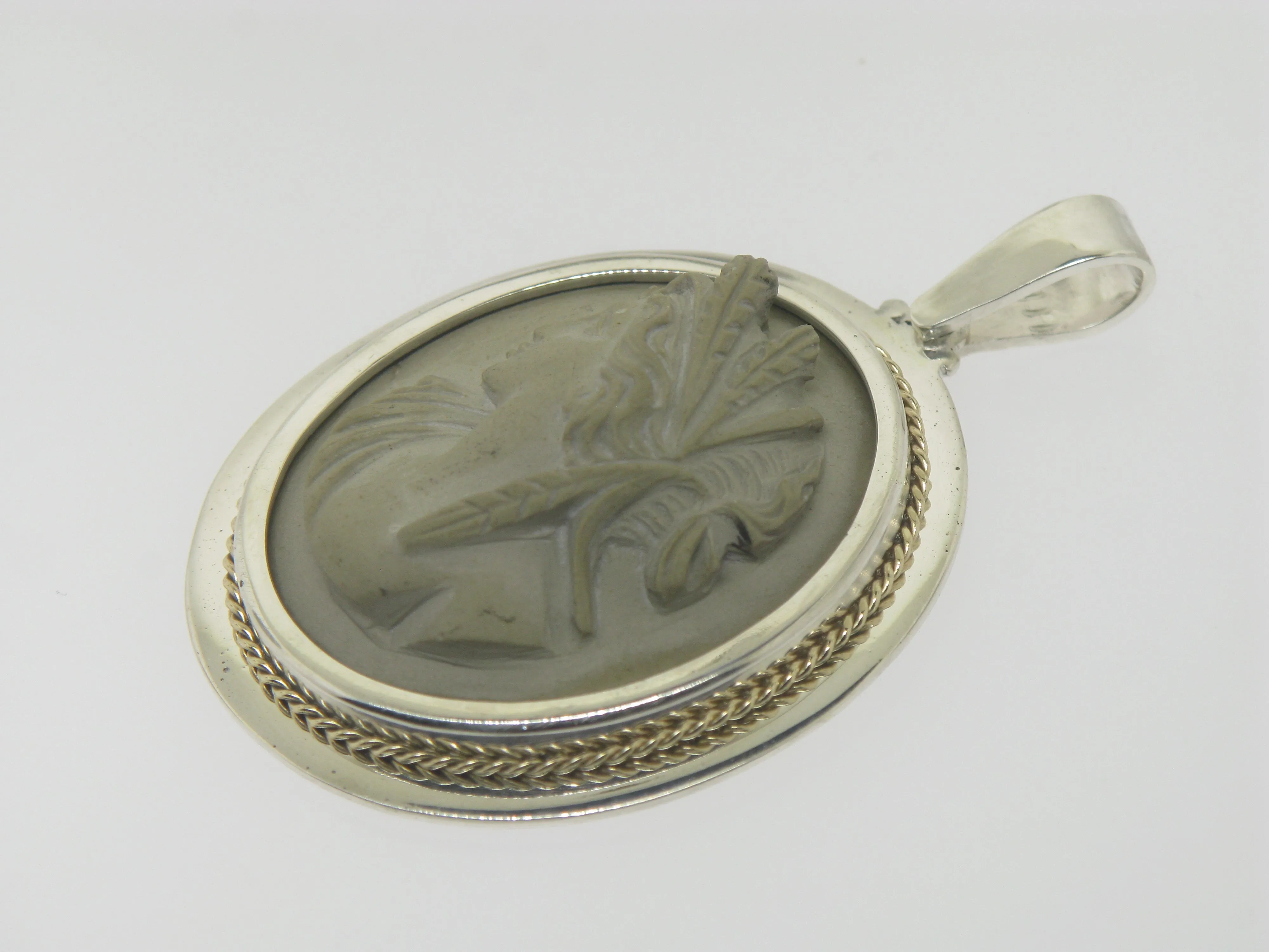 Lava Stone Cameo Frame