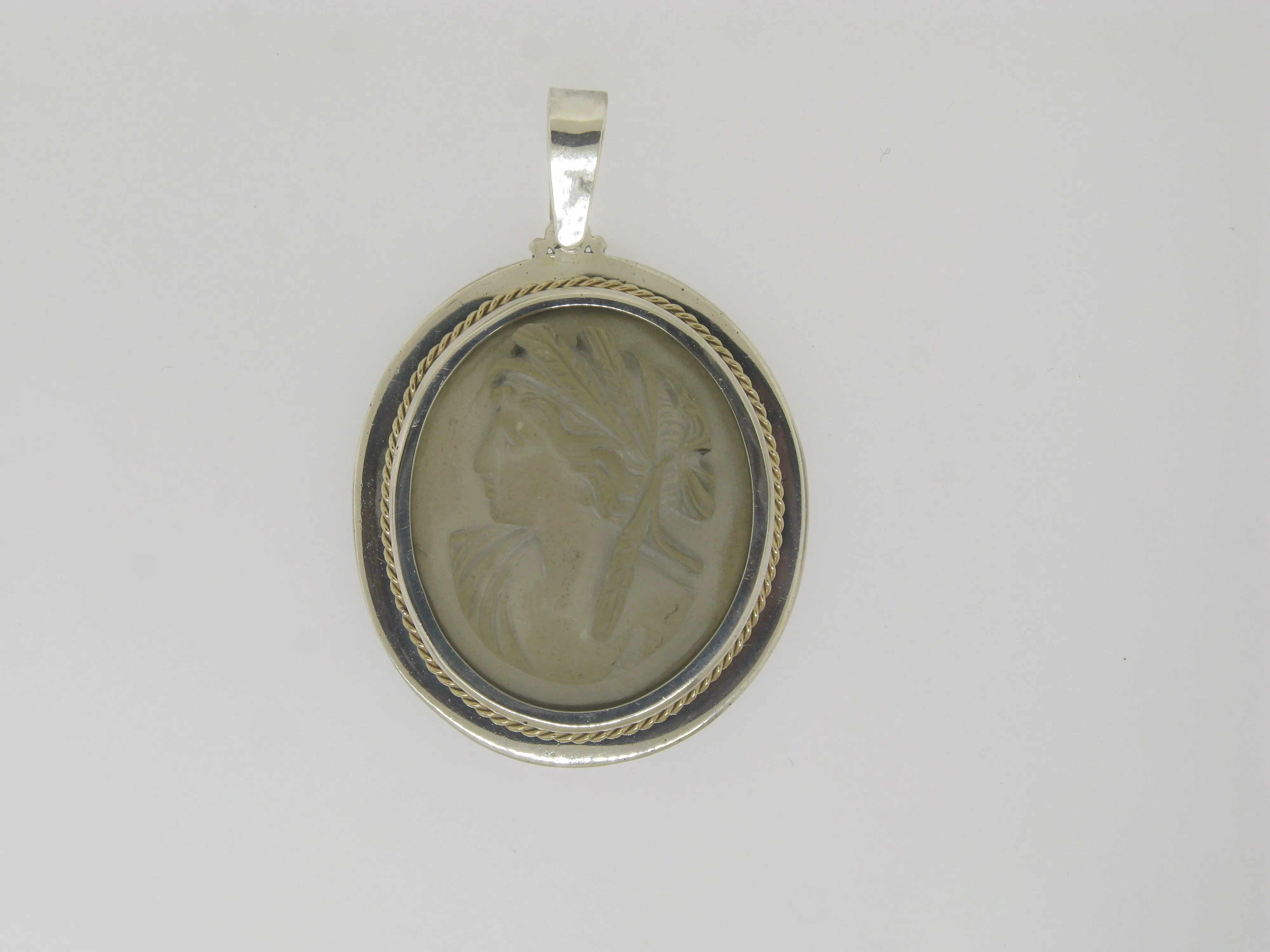 Lava Stone Cameo Frame
