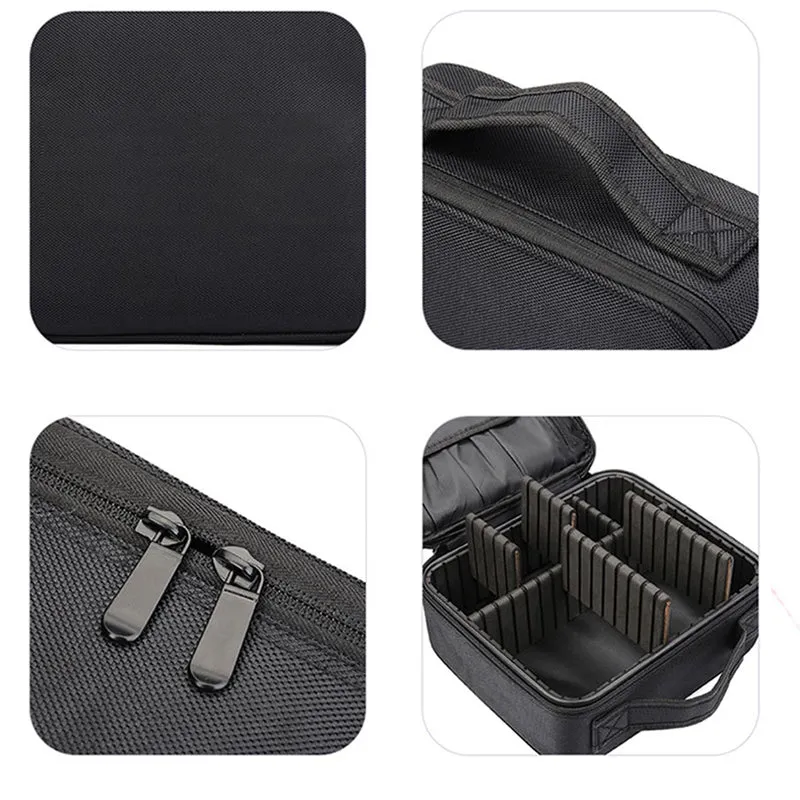 Makeup bag for organized and light travel