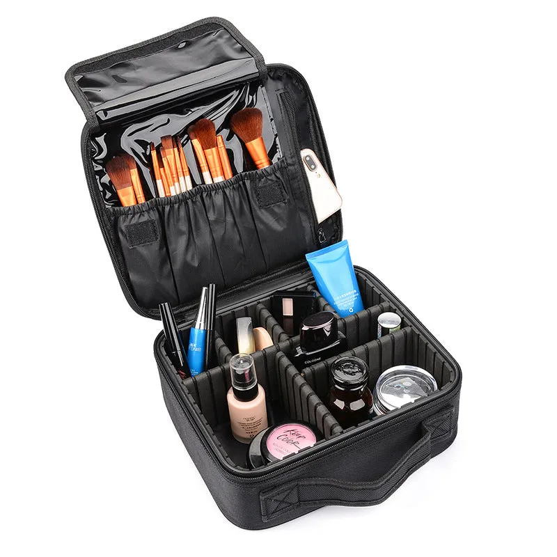 Makeup bag for organized and light travel