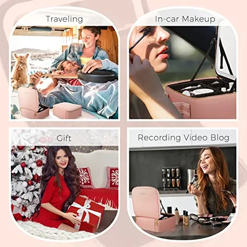 Makeup Train Case Travel Makeup Case Travel Makeup Bag