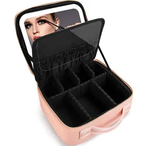 Makeup Train Case Travel Makeup Case Travel Makeup Bag