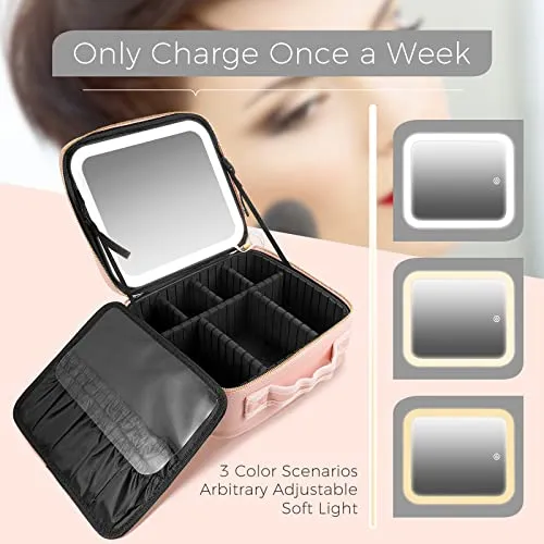 Makeup Train Case Travel Makeup Case Travel Makeup Bag