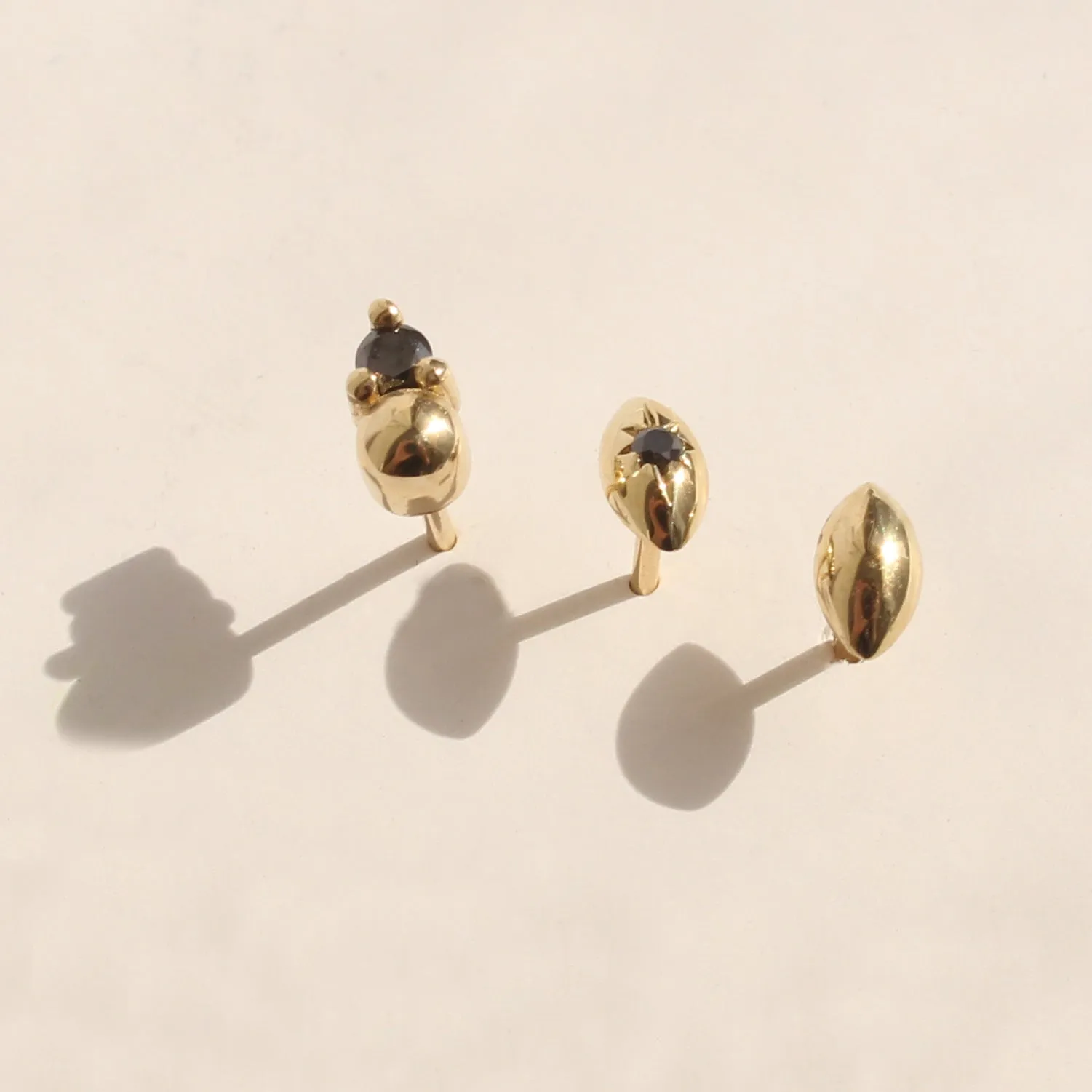 Marie Earring Black Diamond