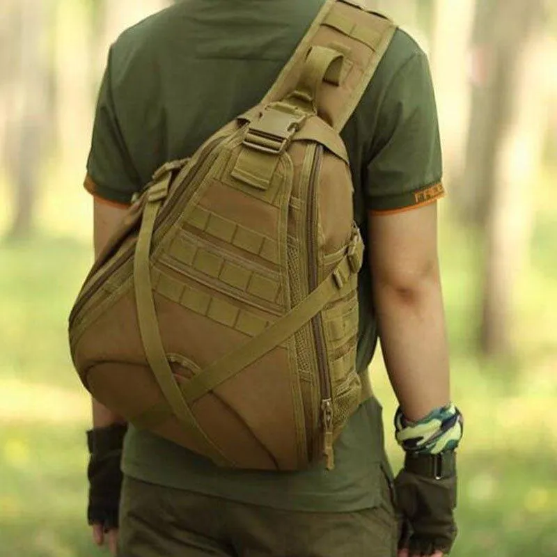 Men Molle Backpack Single Shoulder Bag Chest Bags