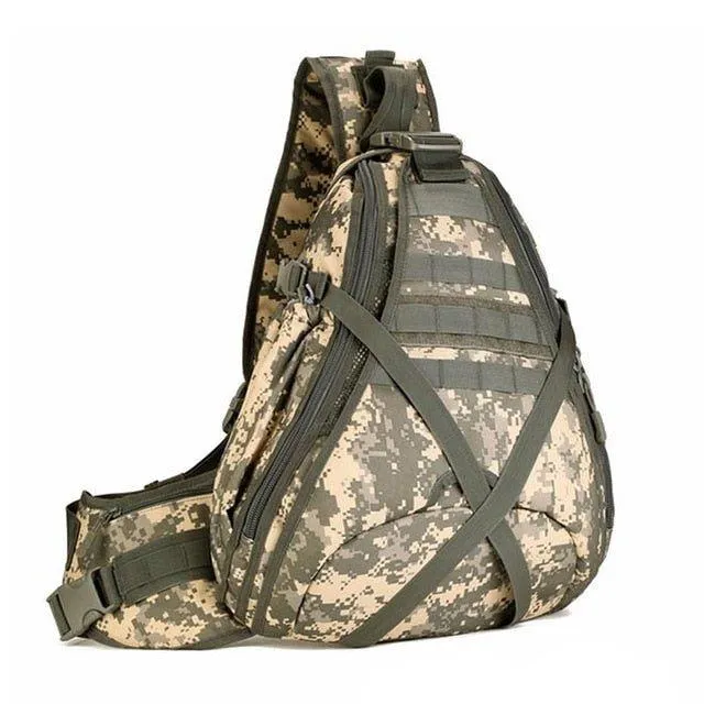 Men Molle Backpack Single Shoulder Bag Chest Bags
