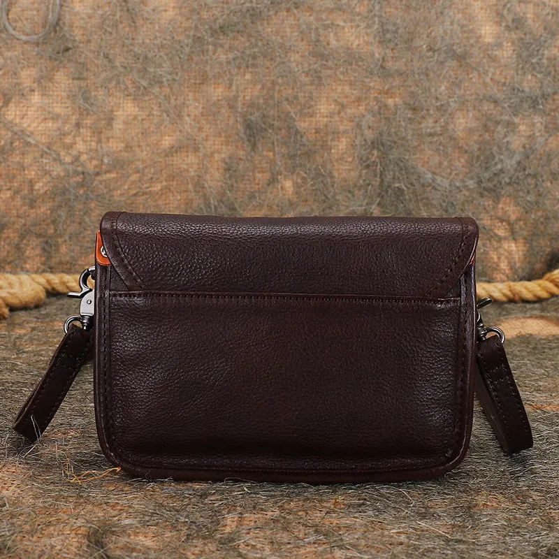 Mini Women's Genuine Leather Crossbody Messenger Bag Satchel Purse Bag for Women