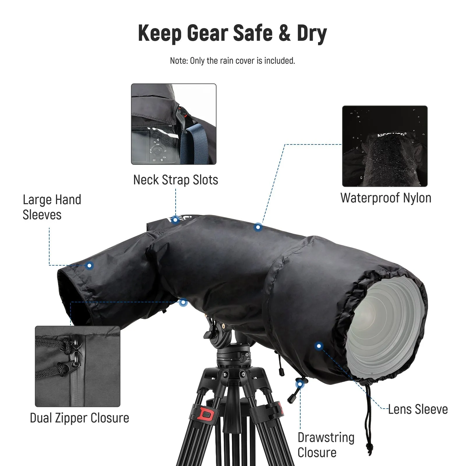 NEEWER PB004 Camera Rain Cover