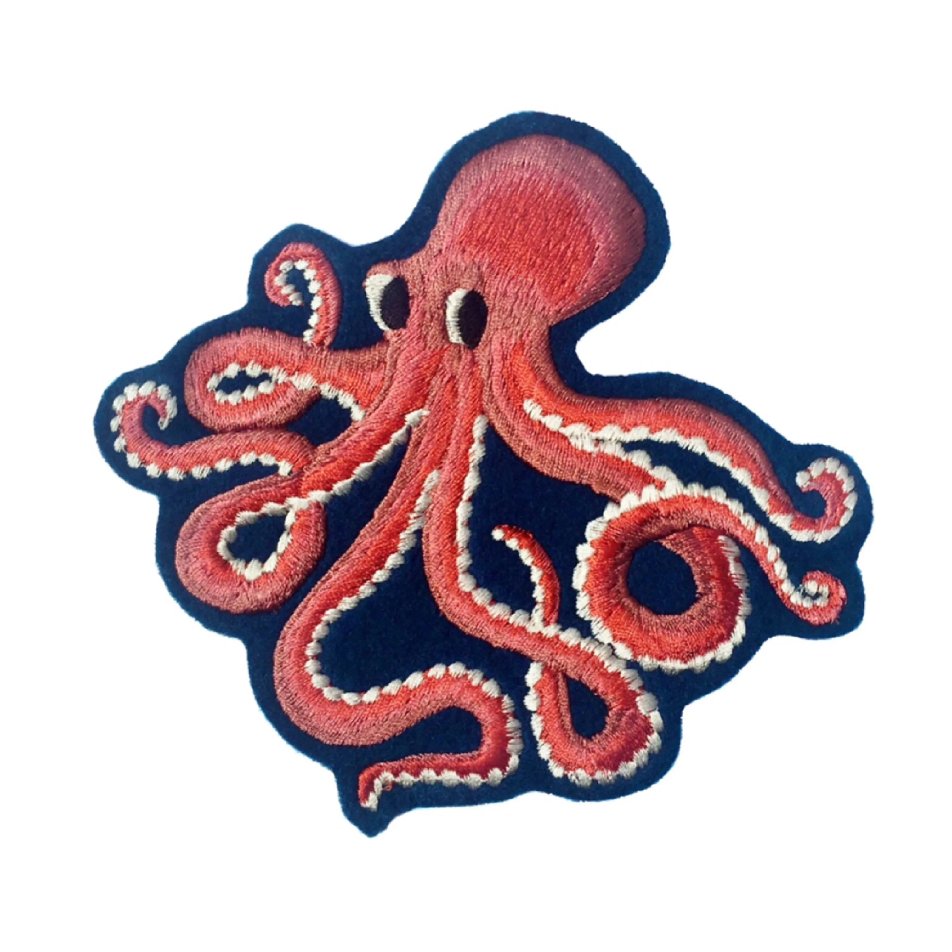 Octopus Embroidered Patch