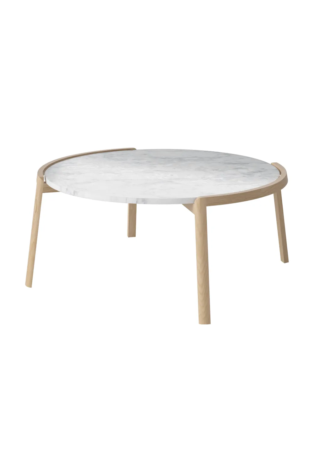 Oiled Oak Minimalist Coffee Table L | Bolia Mix