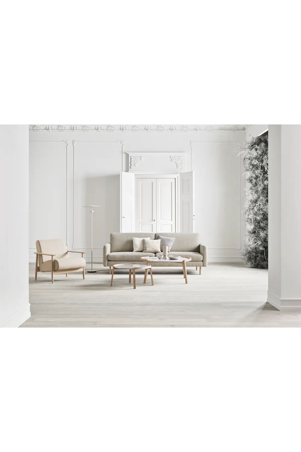 Oiled Oak Minimalist Coffee Table L | Bolia Mix