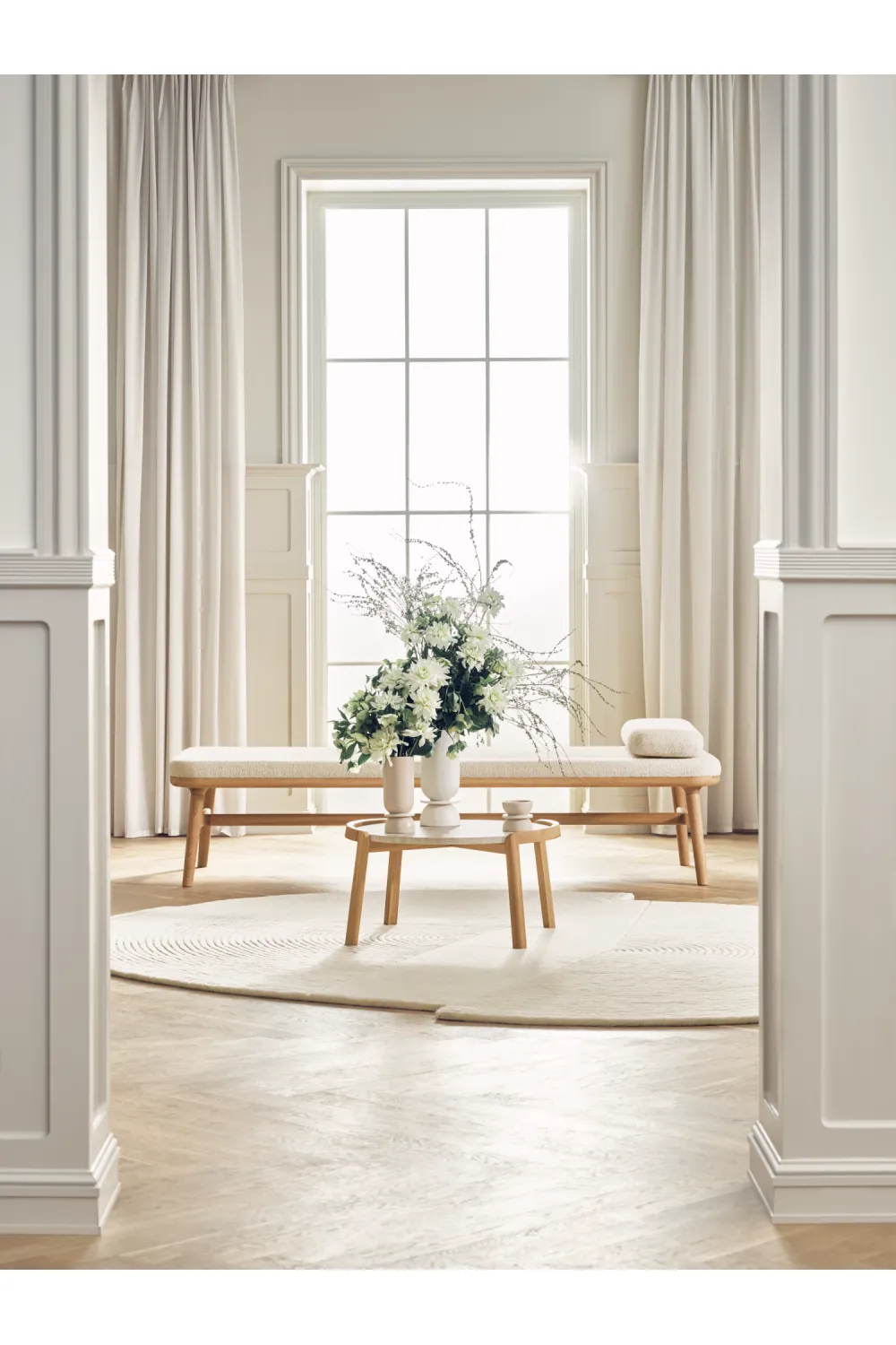 Oiled Oak Minimalist Coffee Table L | Bolia Mix