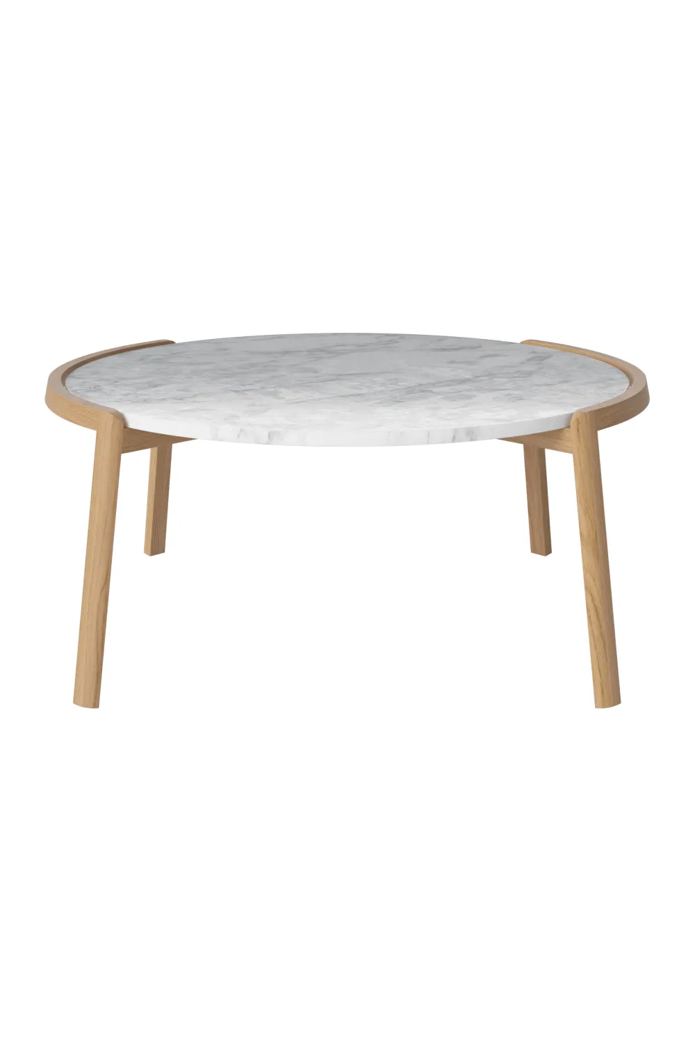 Oiled Oak Minimalist Coffee Table L | Bolia Mix