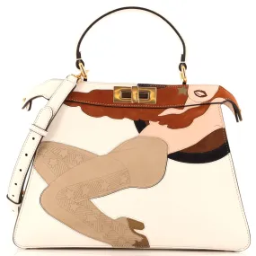 Peekaboo ISeeU Bag Leather with Inlay Medium