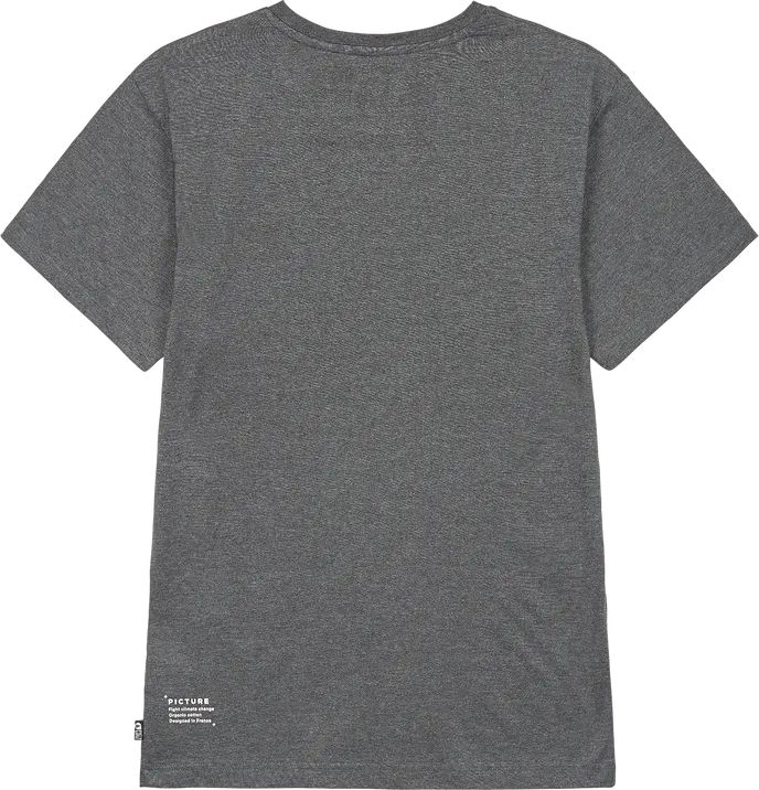 Picture Organic Clothing Men&#x27;s Custom Van Tee Dark Grey Melange | Buy Picture Organic Clothing Men&#x27;s Custom Van Tee Dark Grey Melange here | Outnorth