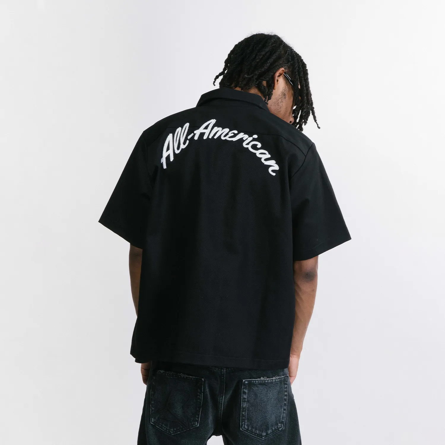 Pieces All American Mechanic Shirt Black
