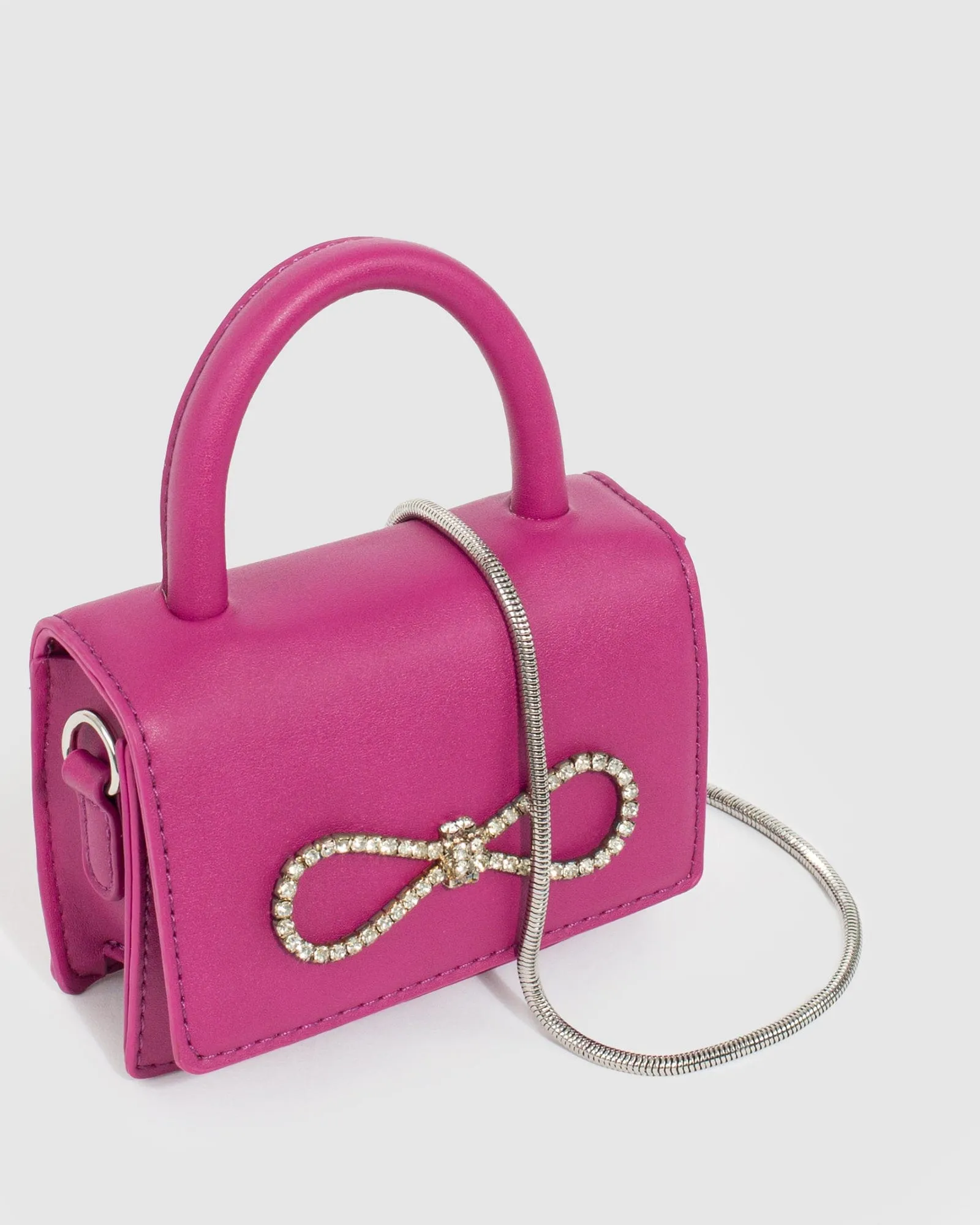 Pink Isabella Bow Mini Bag