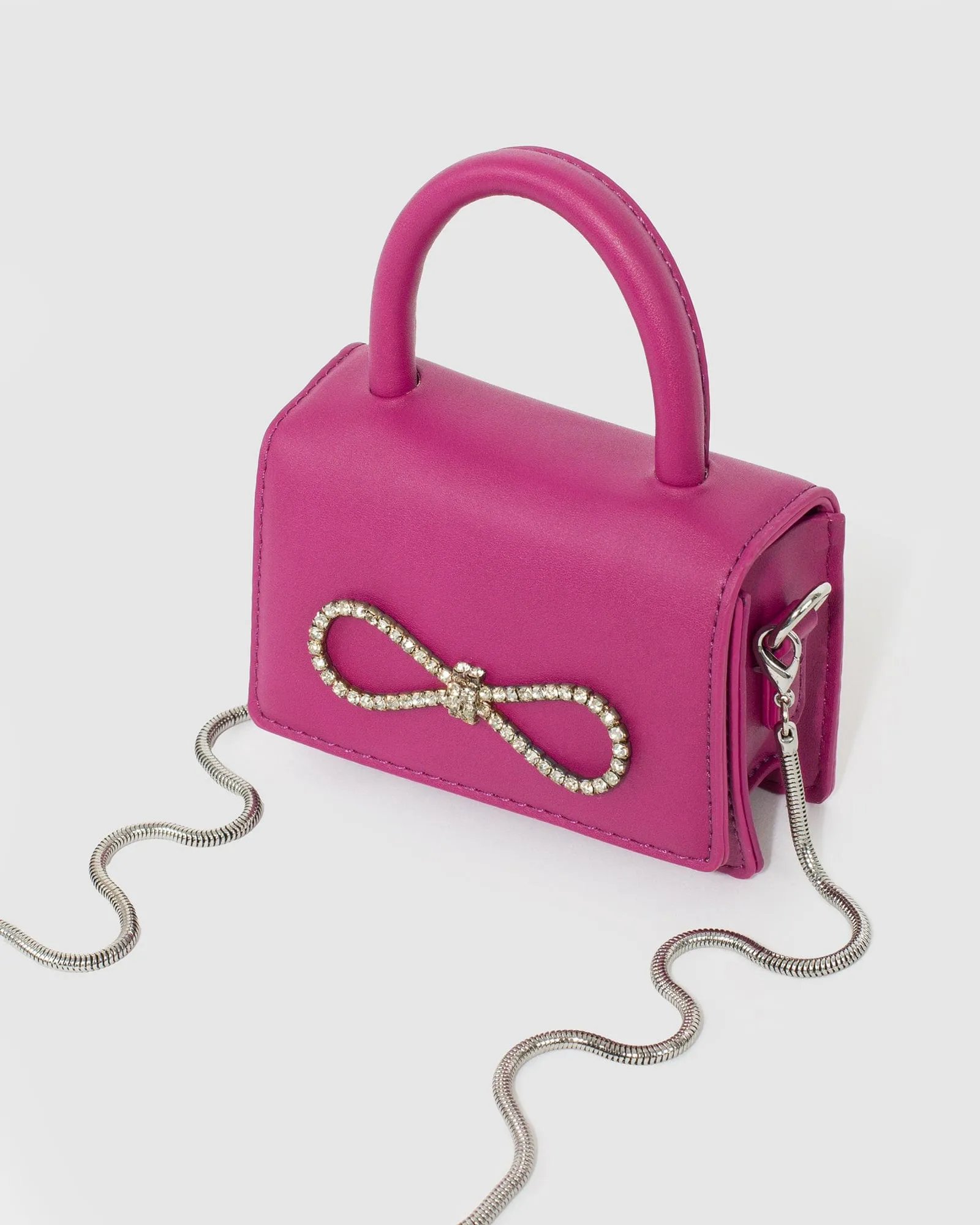 Pink Isabella Bow Mini Bag