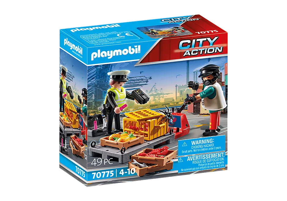Playmobil City Action Cargo Customs Check