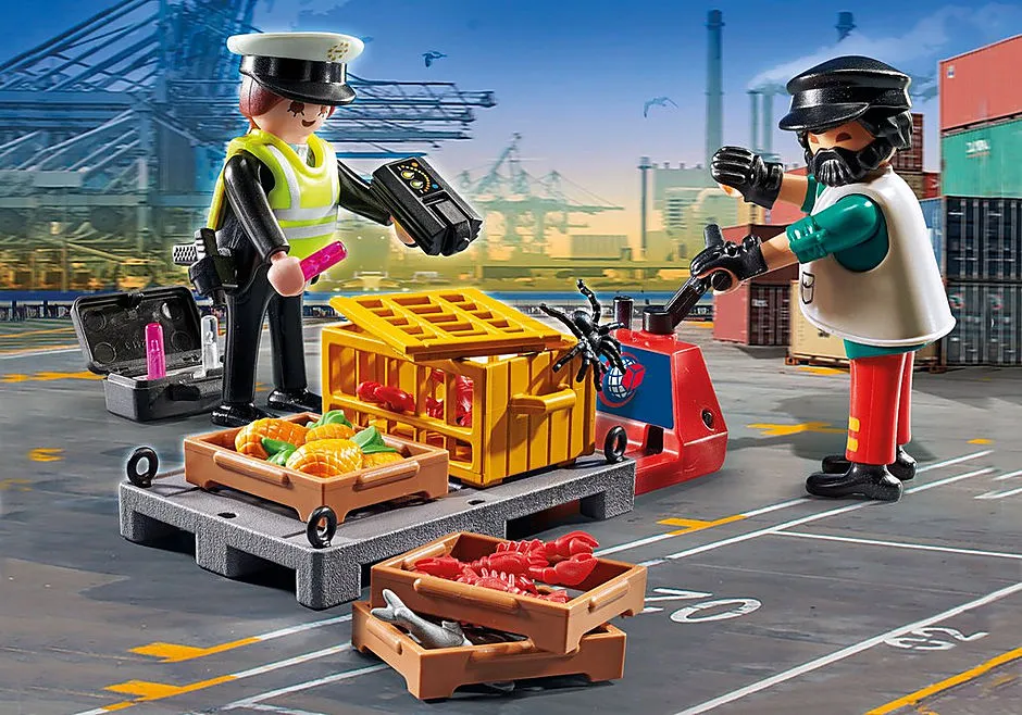 Playmobil City Action Cargo Customs Check