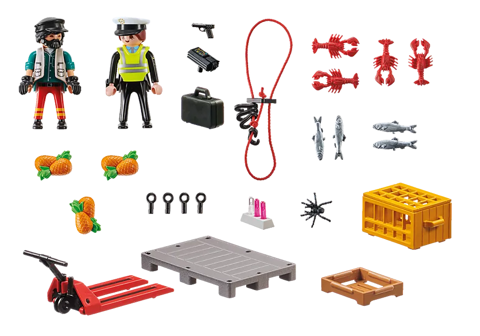 Playmobil City Action Cargo Customs Check