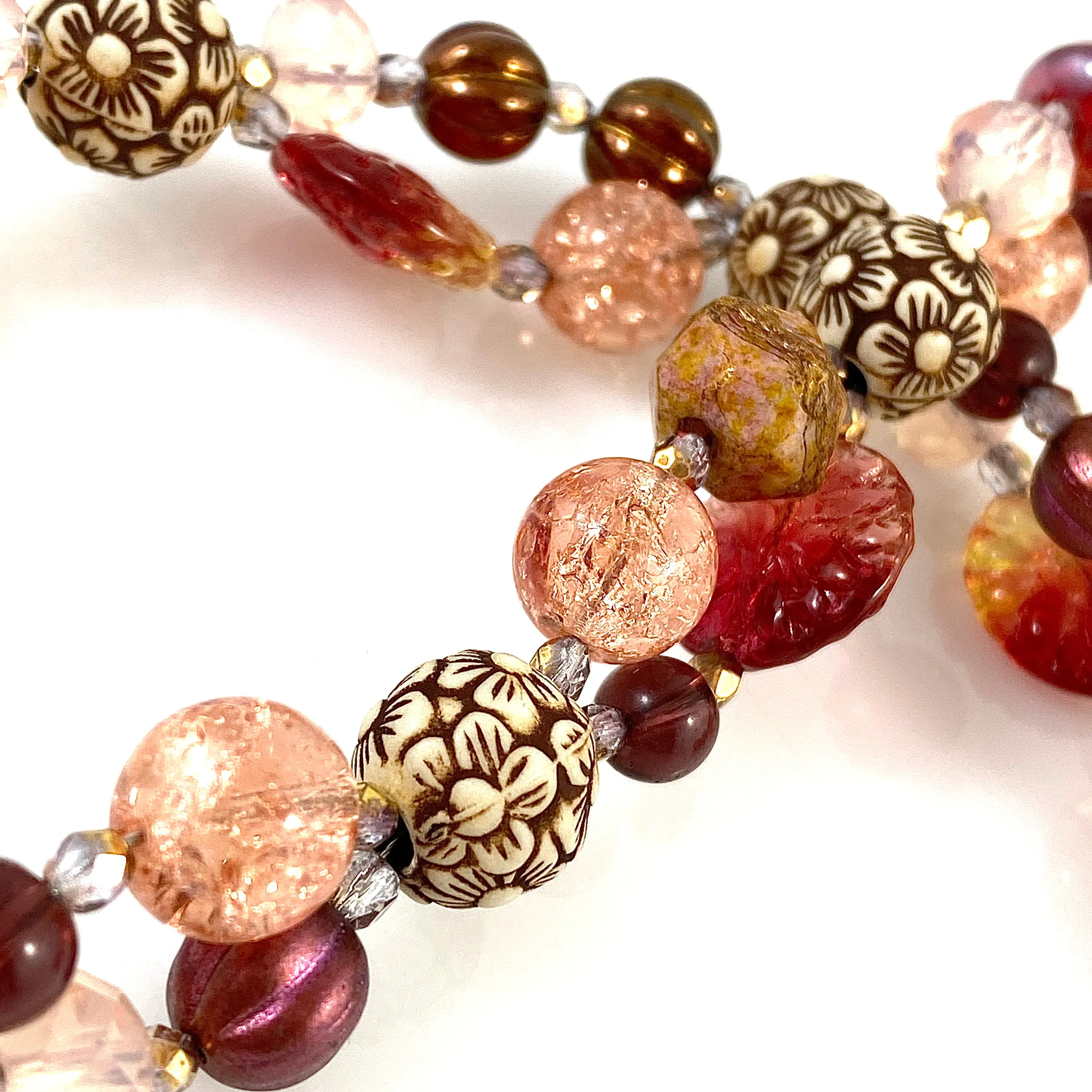 "My Beautiful Chaos" Necklace (Cinnamon Fire)