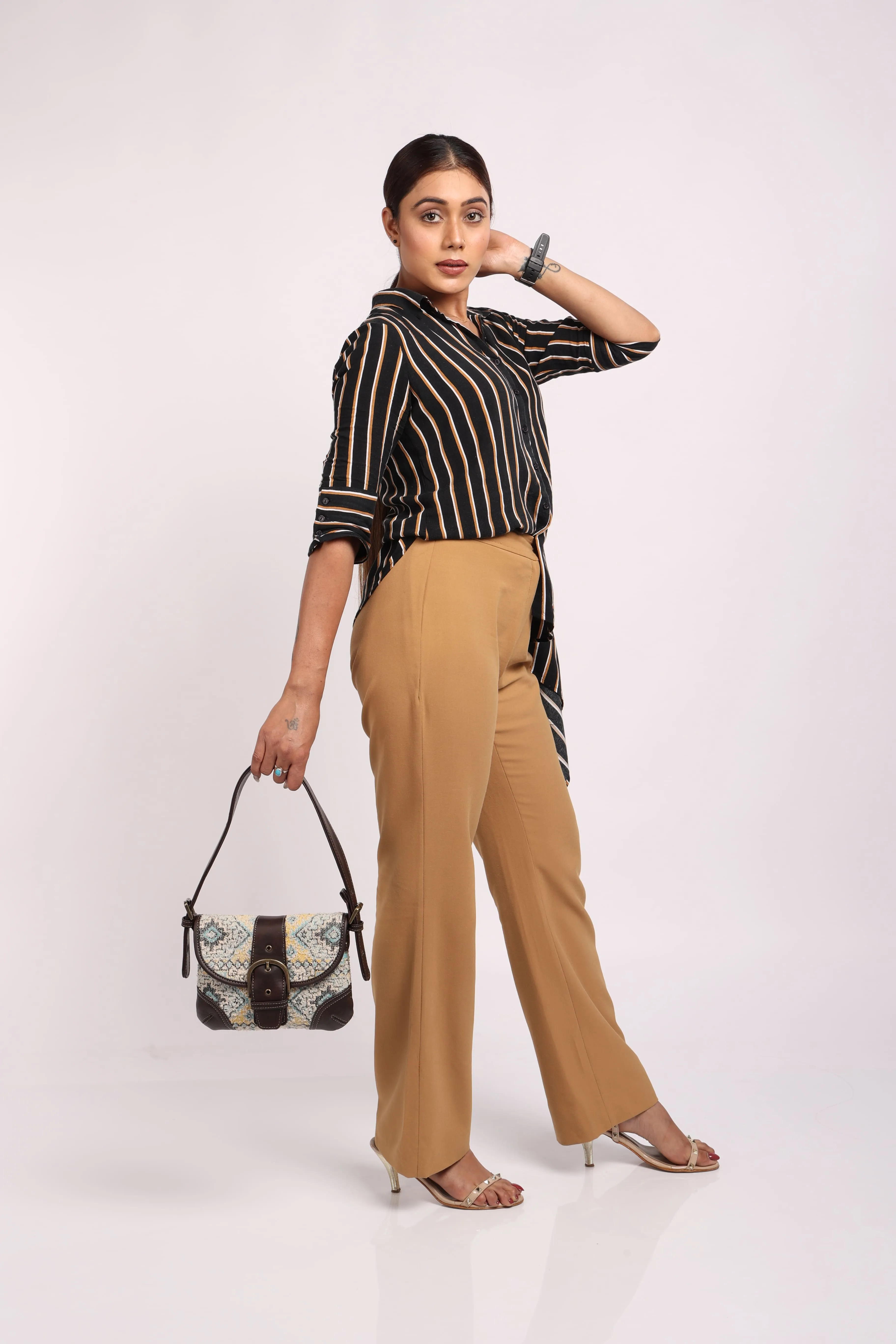Rudhira Bird's Eye print Shoulder bag