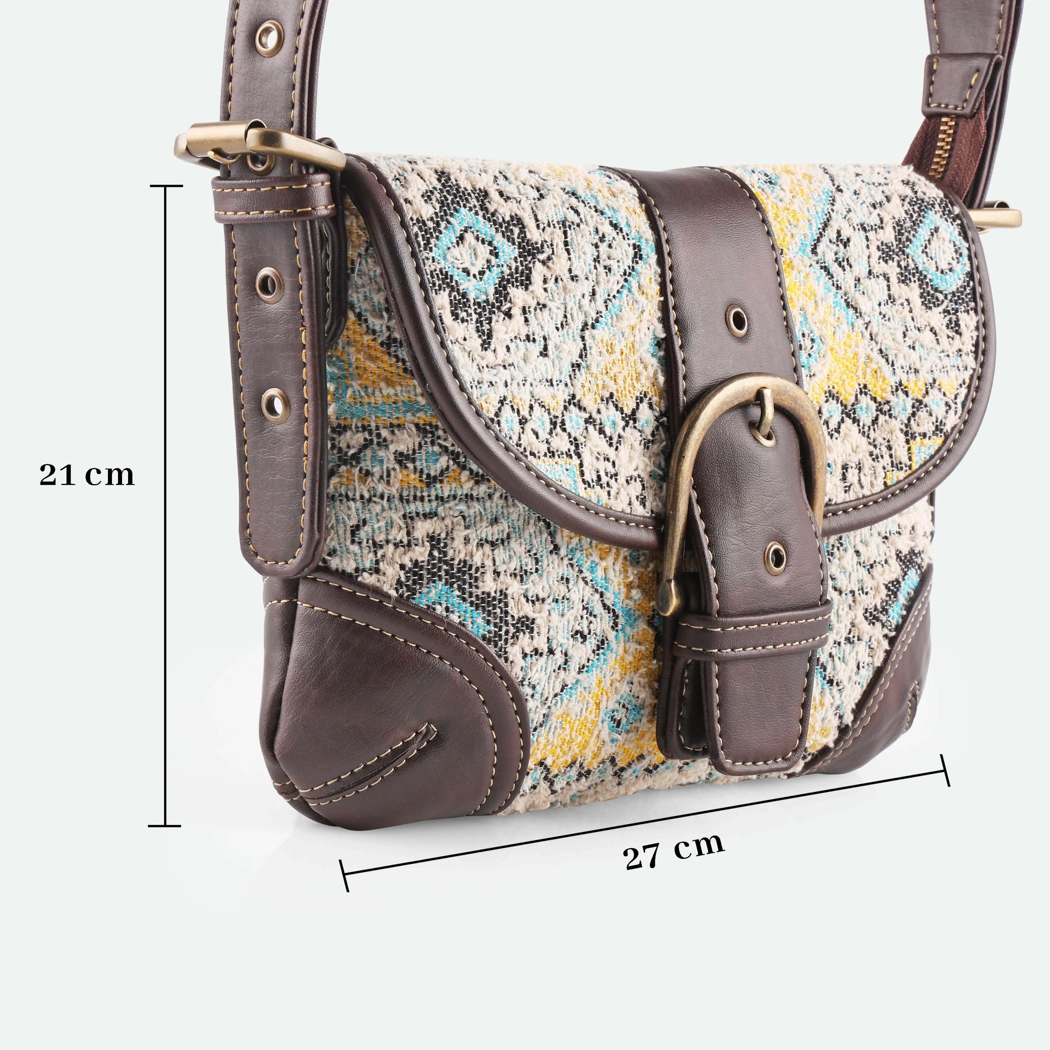 Rudhira Bird's Eye print Shoulder bag