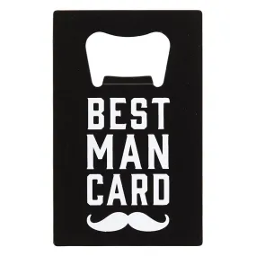 Santa Barbara Design | Best Man Card Bottle Opener
