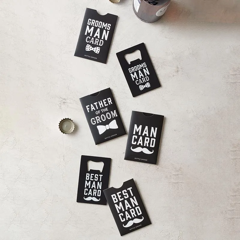 Santa Barbara Design | Best Man Card Bottle Opener