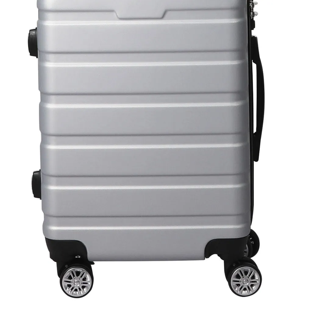Slimbridge 24" Luggage Case Suitcase Silver 24 inch