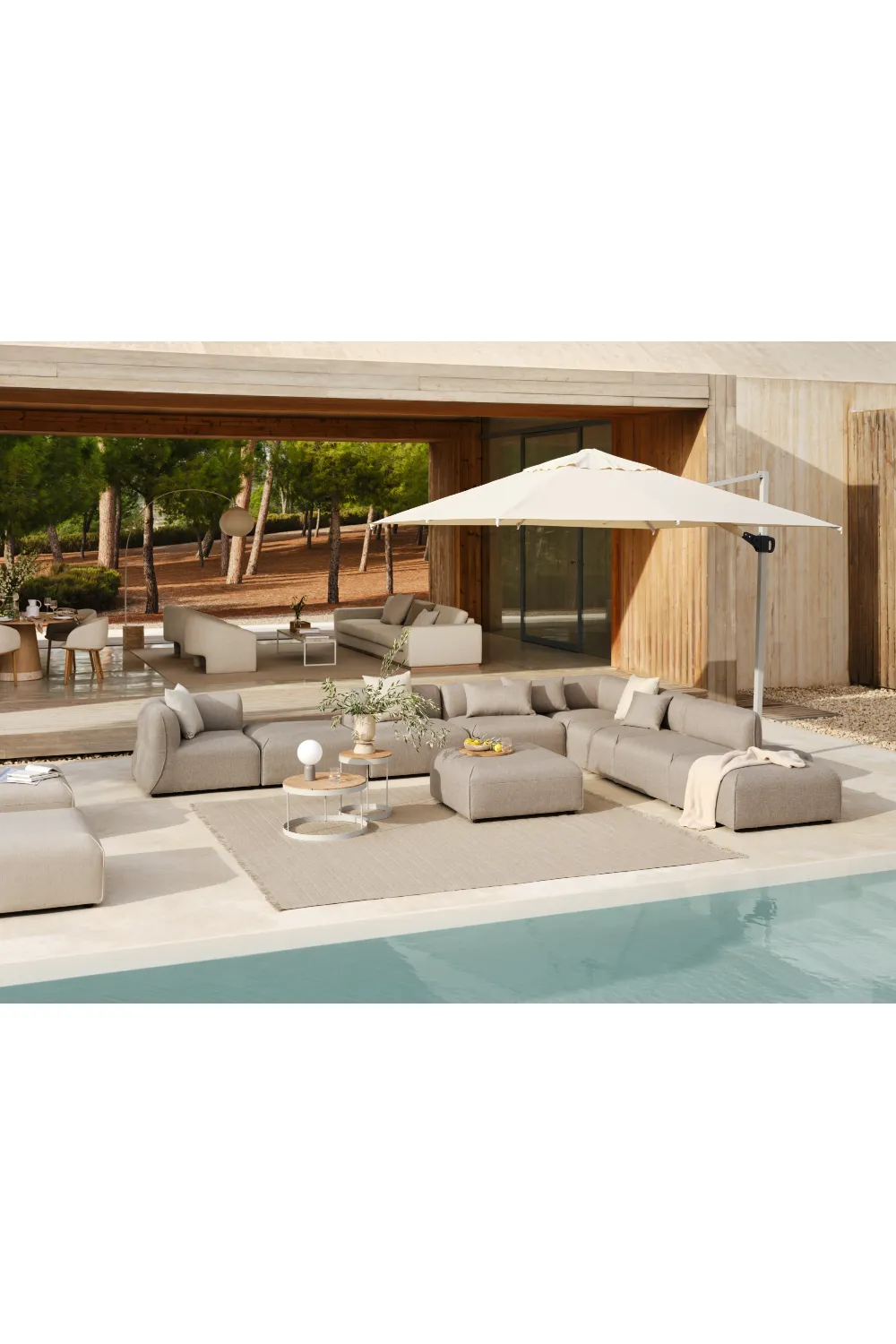 Steel-Framed Round Coffee Table | Bolia Drum