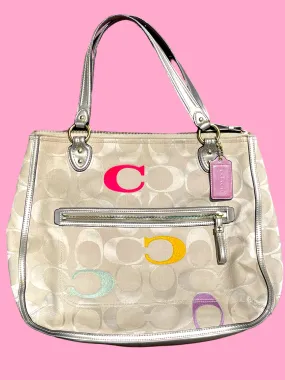 Vintage Coach Tote Bag