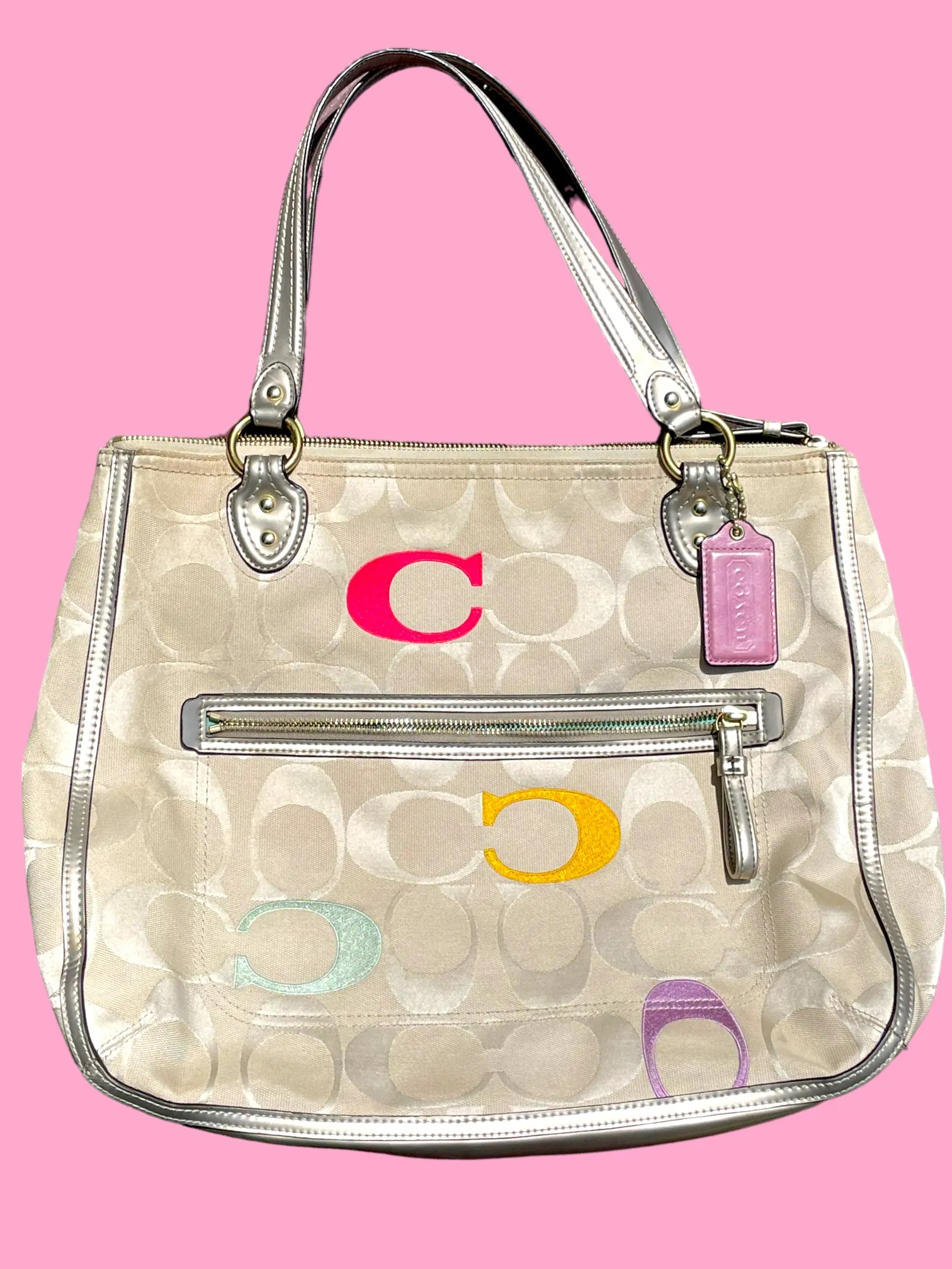 Vintage Coach Tote Bag