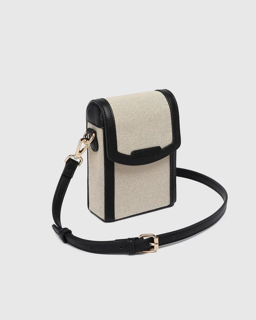 YOKO CANVAS PHONE BAG BLACK